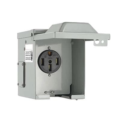 Installation of a NEMA outlet for electric vehicle charging